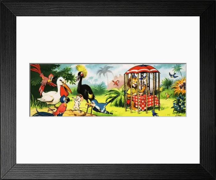 Framed Print : Leo the Friendly Lion