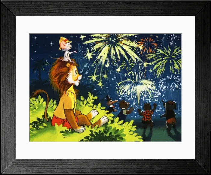 Framed Print : Leo the Friendly Lion Framed Print : Leo the Friendly Lion
