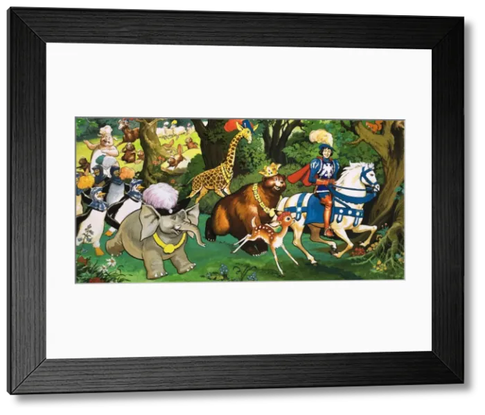 Framed Print : Princess Marigold and the Magic Spell Framed Print : Princess Marigold and the Magic Spell
