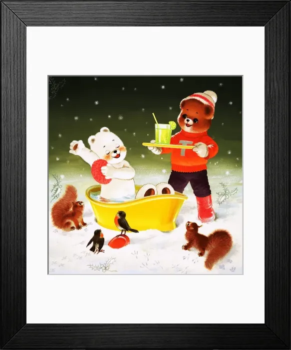 Framed Print : Teddy Bear (with hidden objects) Framed Print : Teddy Bear (with hidden objects)