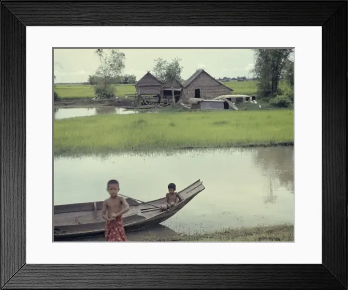 Framed Print : Peasant home near Ayuthaya - Thailand Framed Print : Peasant home near Ayuthaya - Thailand