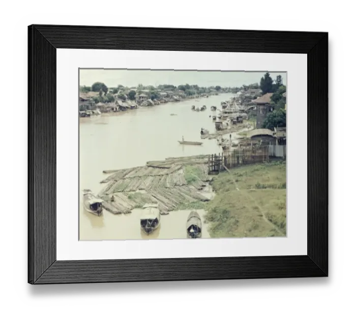 Framed Print : Teak on the Chao Phraya - Thailand Framed Print : Teak on the Chao Phraya - Thailand