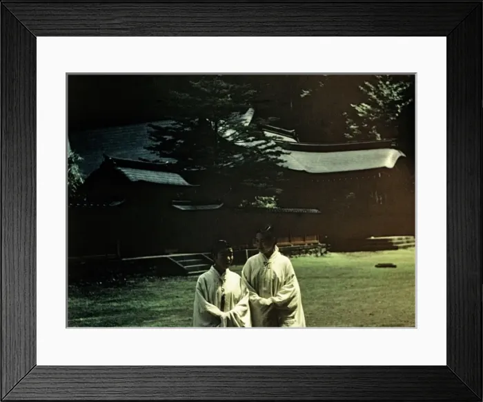 Framed Print : Nikko priestesses - Japan Framed Print : Nikko priestesses - Japan