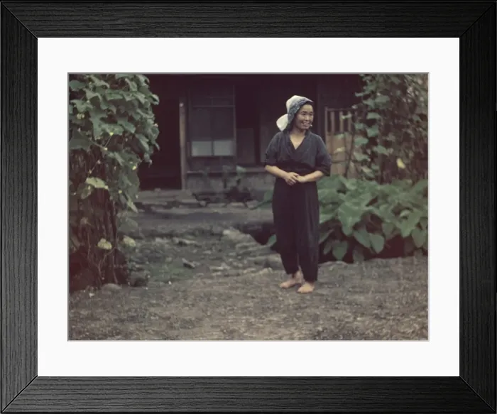Framed Print : Nikko gardener - Japan Framed Print : Nikko gardener - Japan
