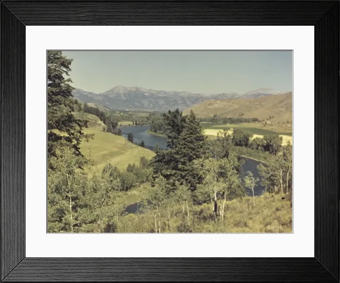Framed Print : Jackson Hole - Wyoming Framed Print : Jackson Hole - Wyoming