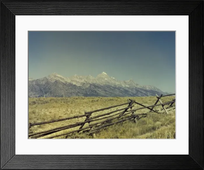 Framed Print : Teton Mountains - Wyoming Framed Print : Teton Mountains - Wyoming