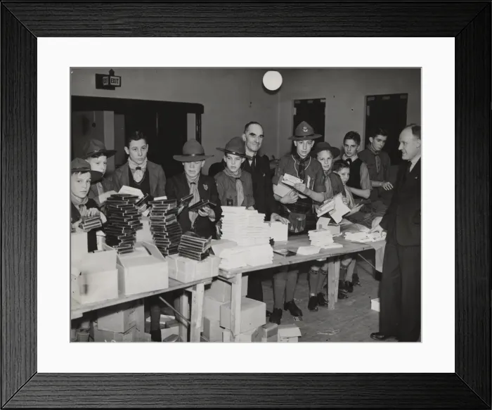 Framed Print : Scouts during Wartime Framed Print : Scouts during Wartime