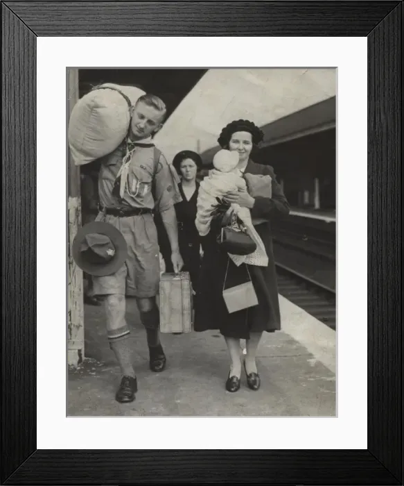 Framed Print : Scouts during Wartime Framed Print : Scouts during Wartime