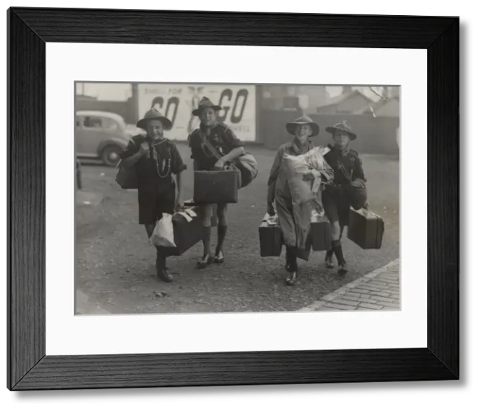 Framed Print : Scouts during Wartime Framed Print : Scouts during Wartime