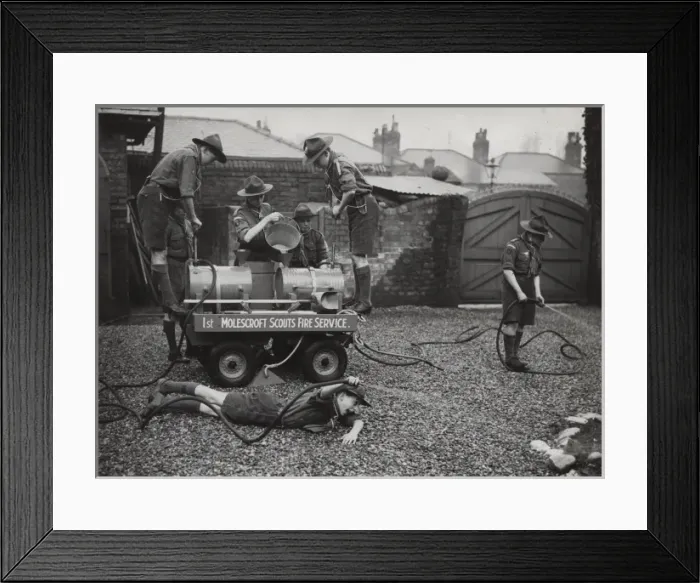 Framed Print : Scouts during Wartime Framed Print : Scouts during Wartime