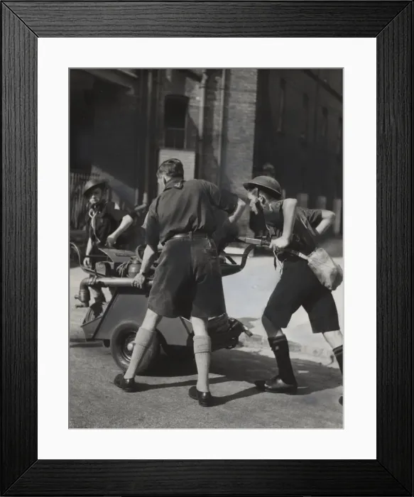 Framed Print : Scouts during Wartime Framed Print : Scouts during Wartime