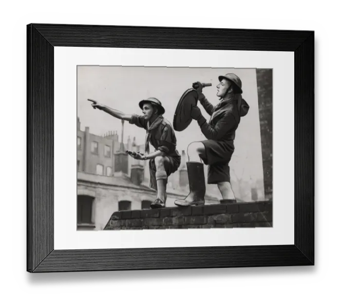 Framed Print : Scouts during Wartime Framed Print : Scouts during Wartime