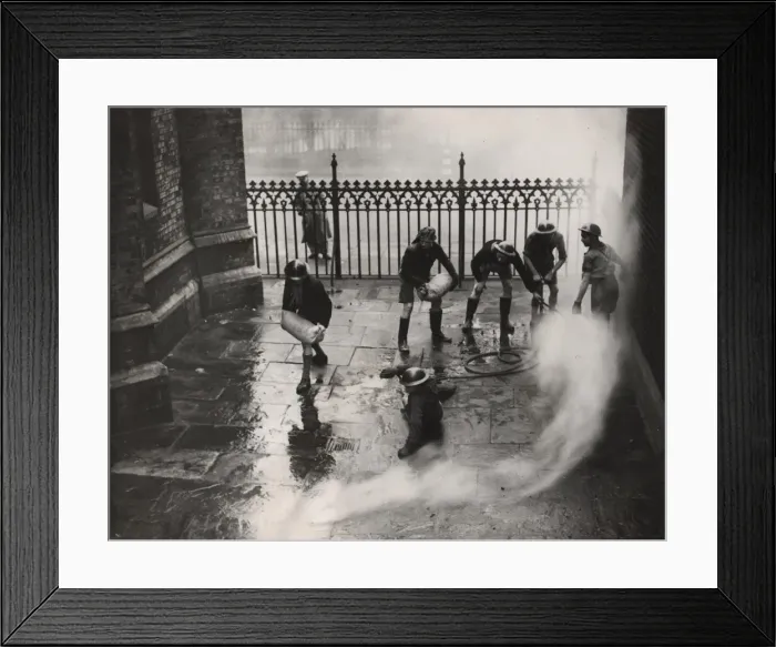 Framed Print : Scouts during Wartime