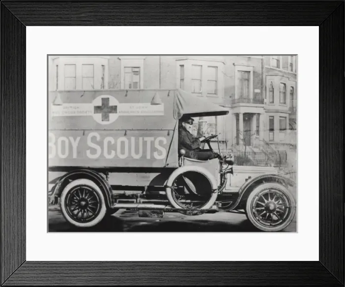 Framed Print : Scouts during Wartime Framed Print : Scouts during Wartime