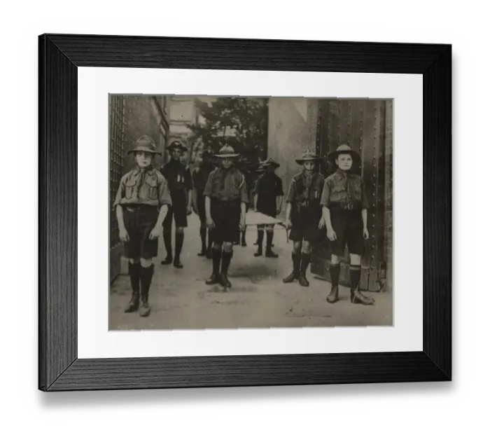 Framed Print : Scouts during Wartime Framed Print : Scouts during Wartime