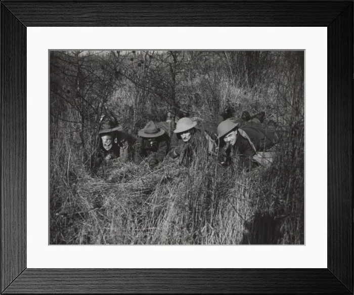 Framed Print : Scouts during Wartime Framed Print : Scouts during Wartime
