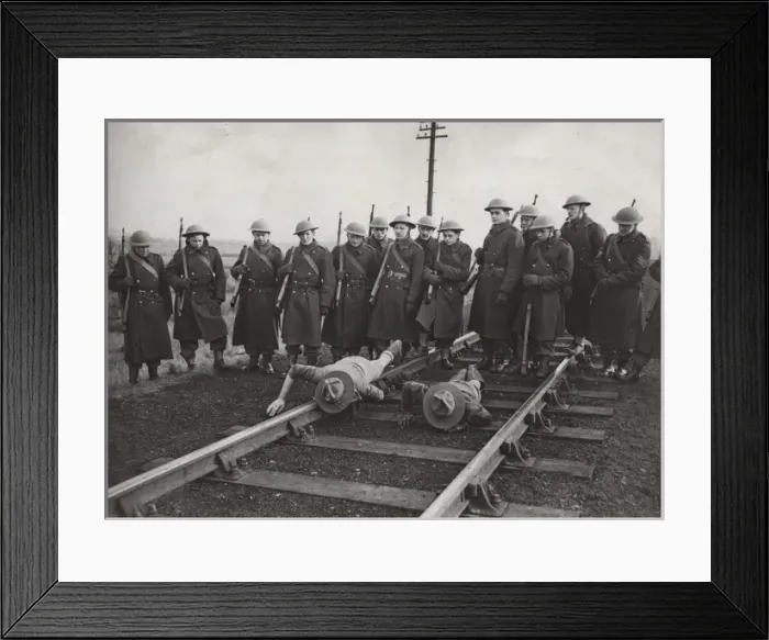 Framed Print : Scouts during Wartime Framed Print : Scouts during Wartime