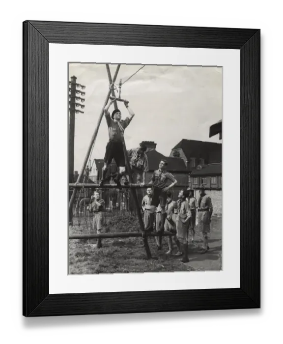 Framed Print : Scouts during Wartime Framed Print : Scouts during Wartime