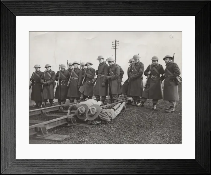 Framed Print : Scouts during Wartime Framed Print : Scouts during Wartime