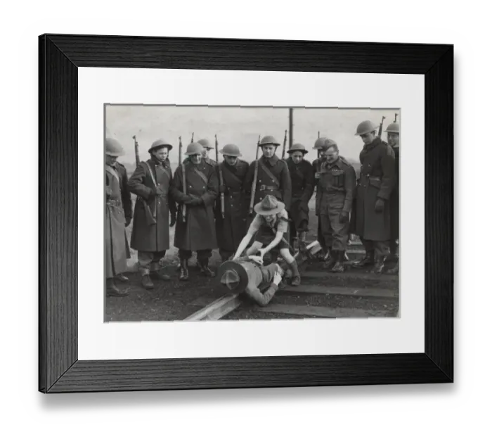 Framed Print : Scouts during Wartime Framed Print : Scouts during Wartime