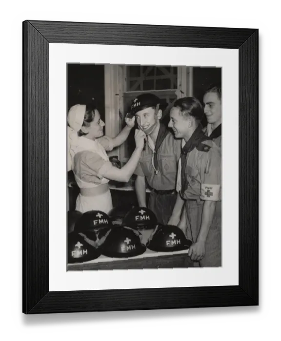 Framed Print : Scouts during Wartime Framed Print : Scouts during Wartime