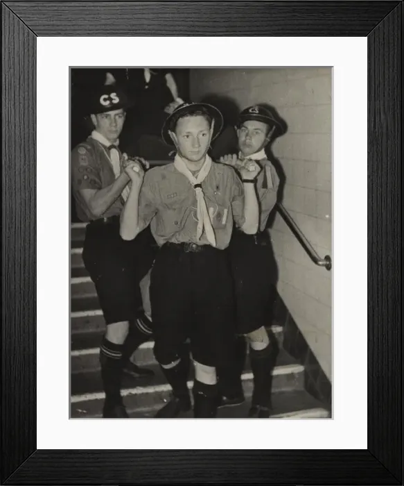 Framed Print : Scouts during Wartime Framed Print : Scouts during Wartime