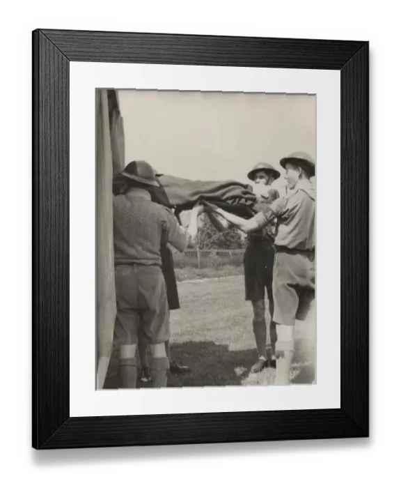 Framed Print : Scouts during Wartime Framed Print : Scouts during Wartime