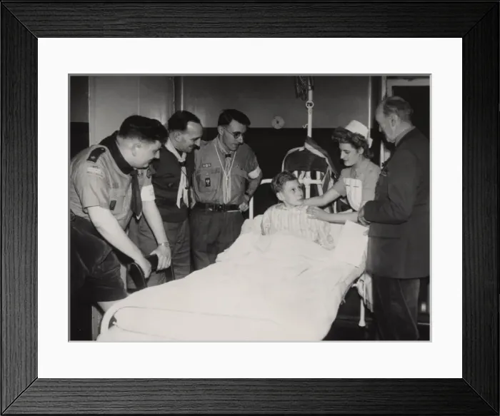 Framed Print : Scouts during Wartime Framed Print : Scouts during Wartime