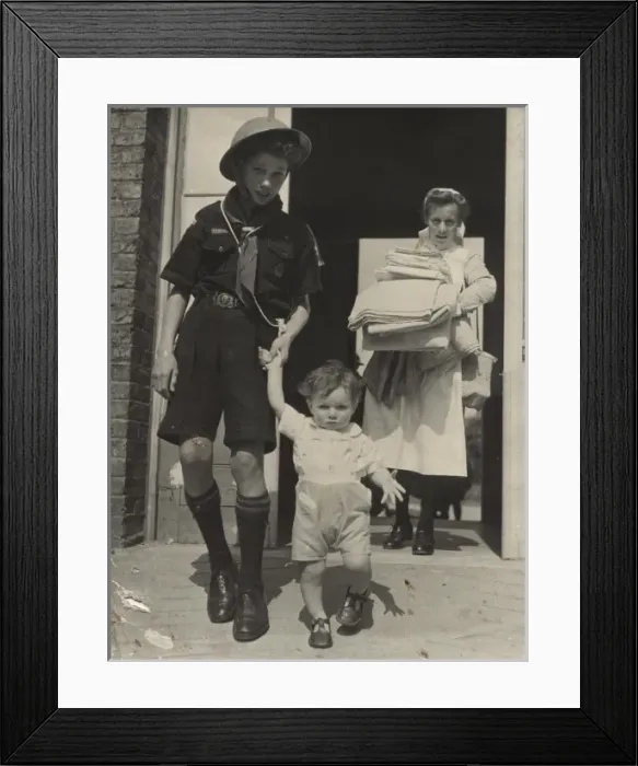Framed Print : Scouts during Wartime Framed Print : Scouts during Wartime