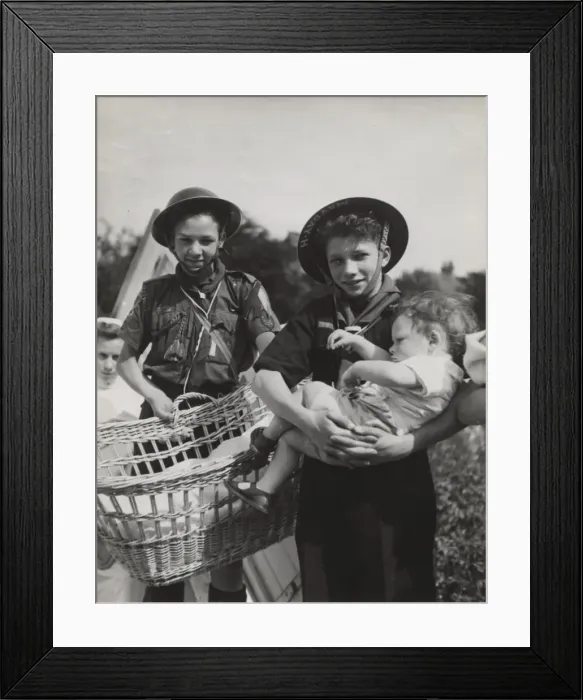 Framed Print : Scouts during Wartime Framed Print : Scouts during Wartime