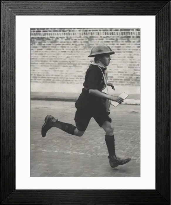 Framed Print : Scouts during Wartime