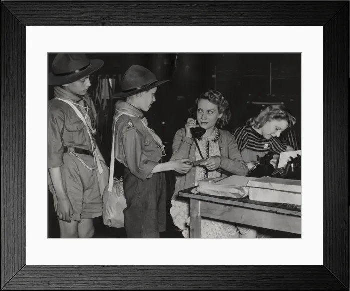 Framed Print : Scouts during Wartime Framed Print : Scouts during Wartime