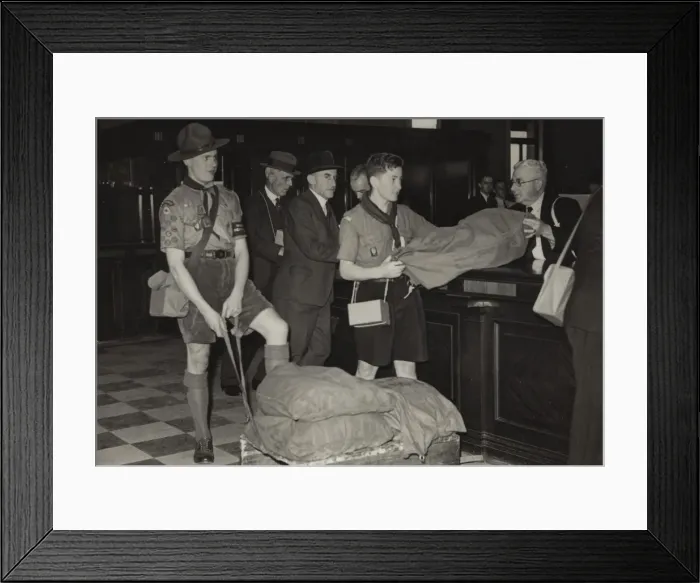 Framed Print : Scouts during Wartime Framed Print : Scouts during Wartime