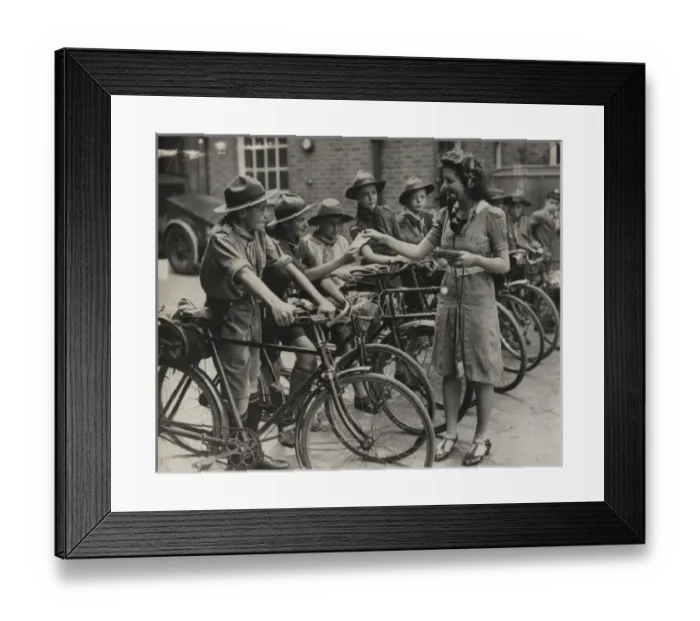 Framed Print : Scouts during Wartime Framed Print : Scouts during Wartime
