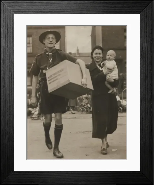 Framed Print : Scouts during Wartime Framed Print : Scouts during Wartime