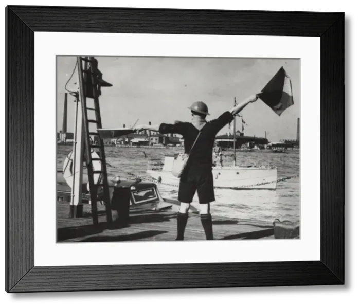 Framed Print : Scouts during Wartime Framed Print : Scouts during Wartime