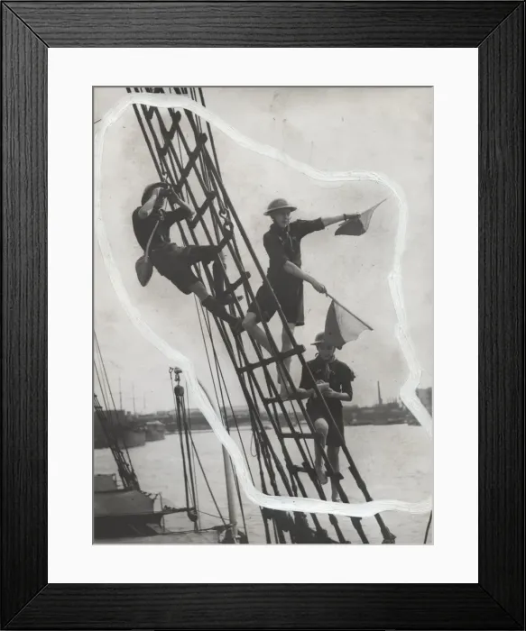 Framed Print : Scouts during Wartime Framed Print : Scouts during Wartime
