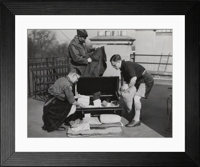 Framed Print : Scouts during Wartime Framed Print : Scouts during Wartime