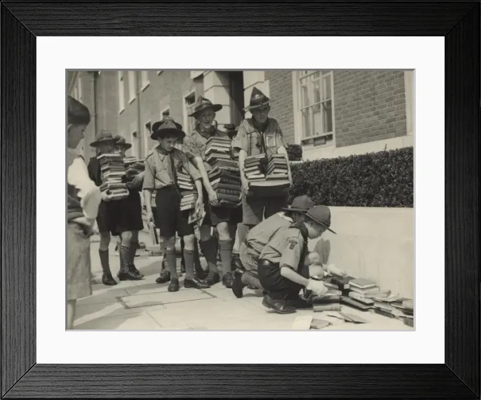 Framed Print : Scouts during Wartime Framed Print : Scouts during Wartime
