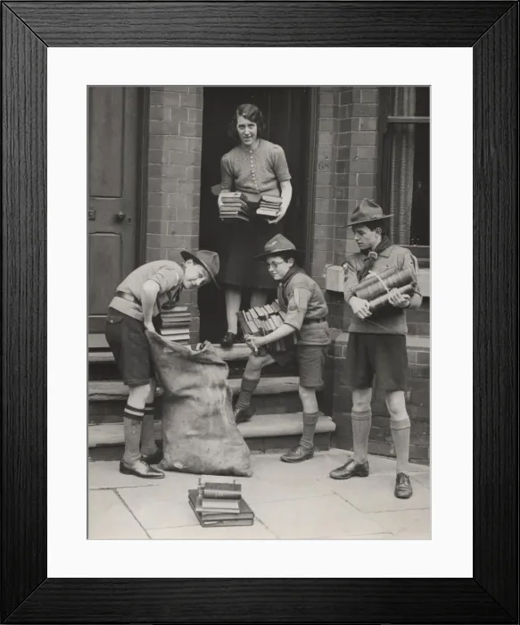 Framed Print : Scouts during Wartime Framed Print : Scouts during Wartime