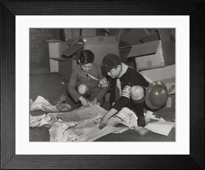 Framed Print : Scouts during Wartime Framed Print : Scouts during Wartime