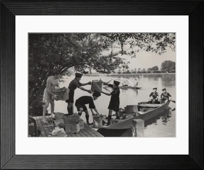 Framed Print : Scouts during Wartime Framed Print : Scouts during Wartime