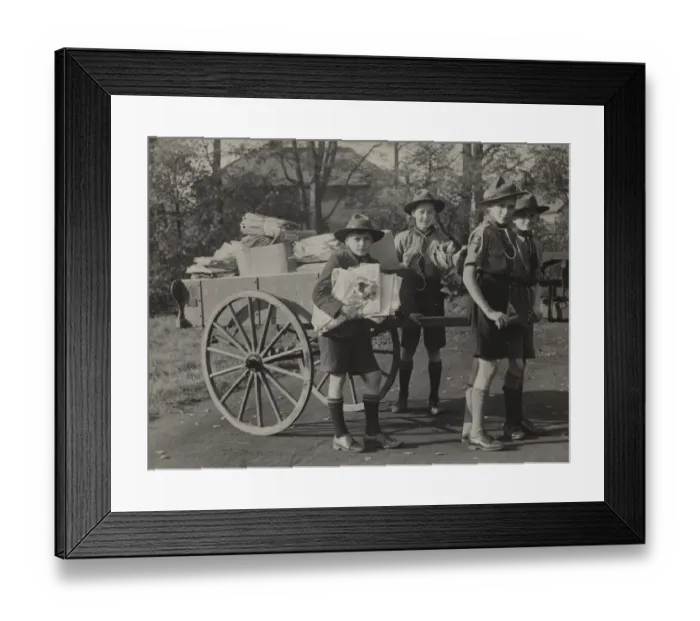 Framed Print : Scouts during Wartime Framed Print : Scouts during Wartime