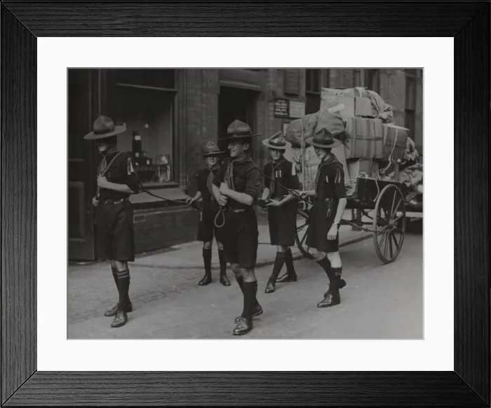 Framed Print : Scouts during Wartime Framed Print : Scouts during Wartime