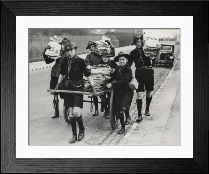 Framed Print : Scouts during Wartime Framed Print : Scouts during Wartime