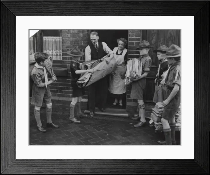 Framed Print : Scouts during Wartime Framed Print : Scouts during Wartime