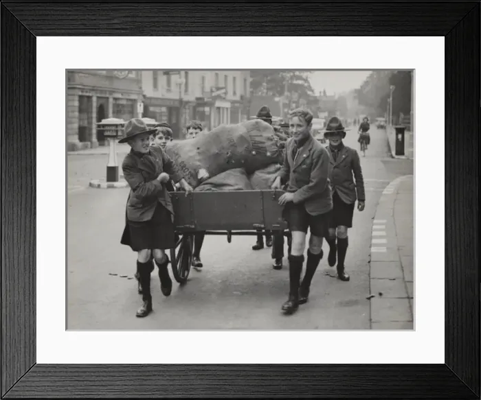Framed Print : Scouts during Wartime Framed Print : Scouts during Wartime
