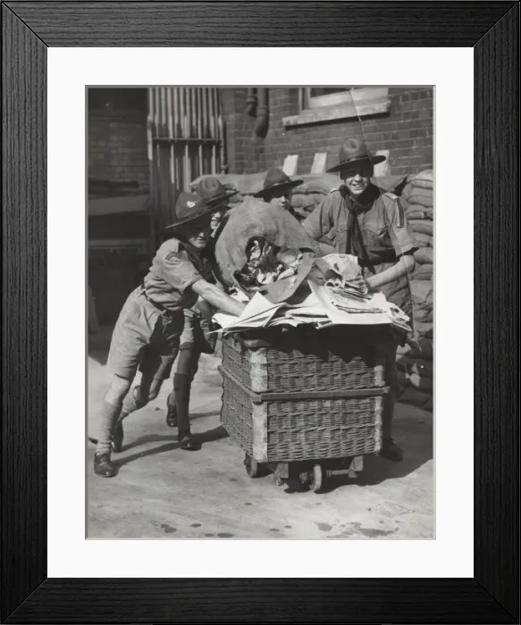 Framed Print : Scouts during Wartime Framed Print : Scouts during Wartime