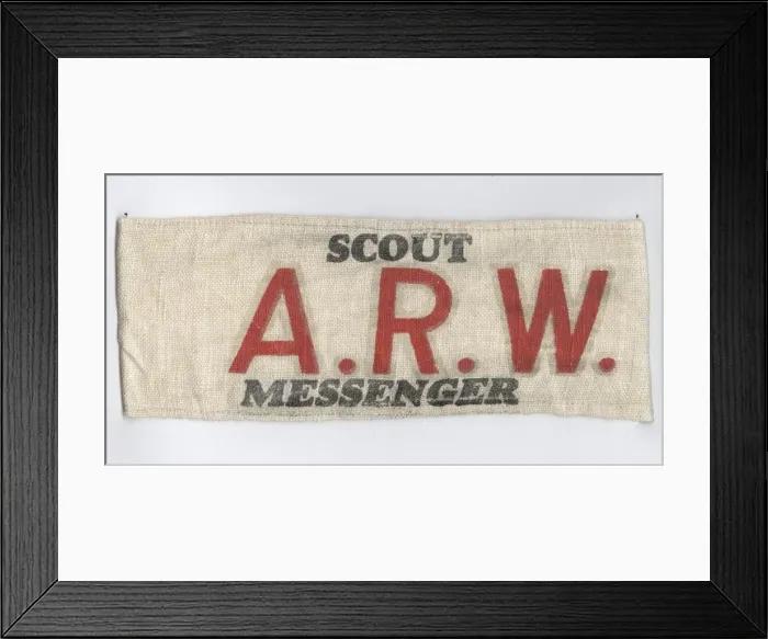Framed Print : Scouts during Wartime Framed Print : Scouts during Wartime