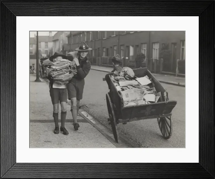 Framed Print : Scouts during Wartime Framed Print : Scouts during Wartime